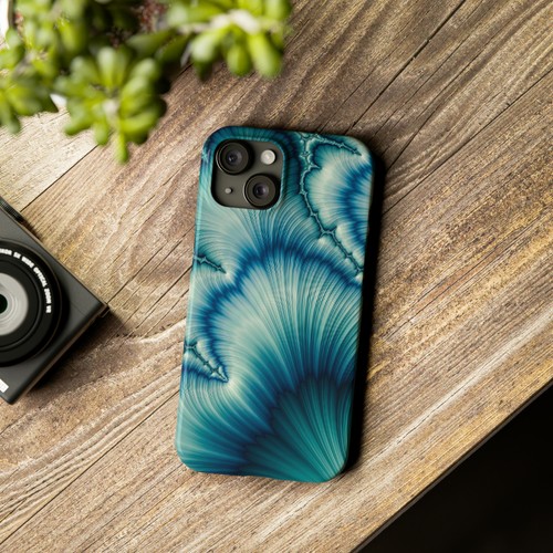 Custodia telefono design blu - custodia,